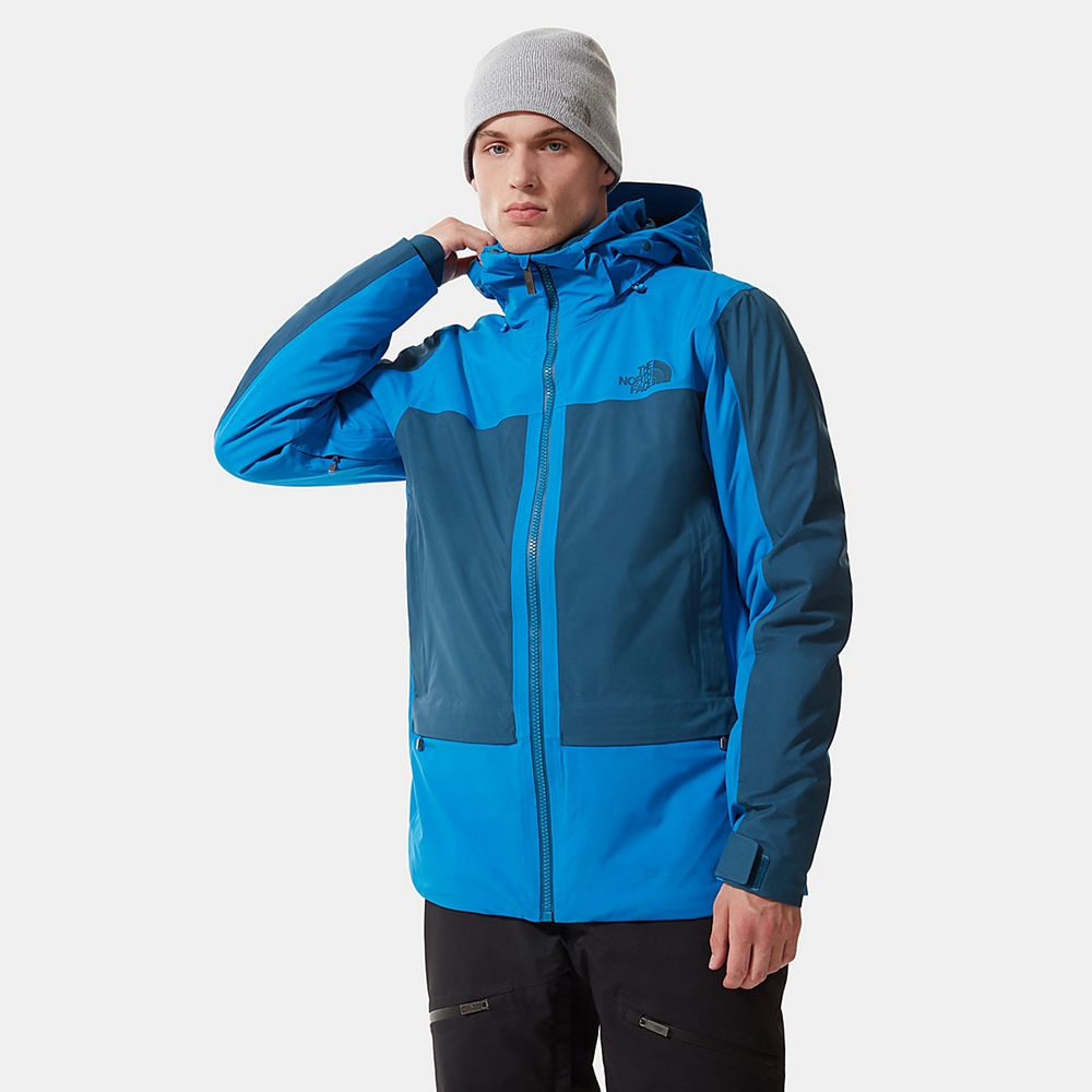 The North Face Insulated Jacket Mens Australia - The North Face Apex Flex Snow Futurelight™ Blue Ski